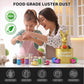 Cherrysea Luster Dust Edible Shimmer Powder - 15g Black Food Coloring for Cakes, Cookies, Cocktails, Candy