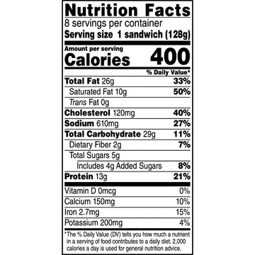 Jimmy Dean Sausage, Egg and Cheese Croissant Breakfast Sandwich, 8 Count (Frozen)