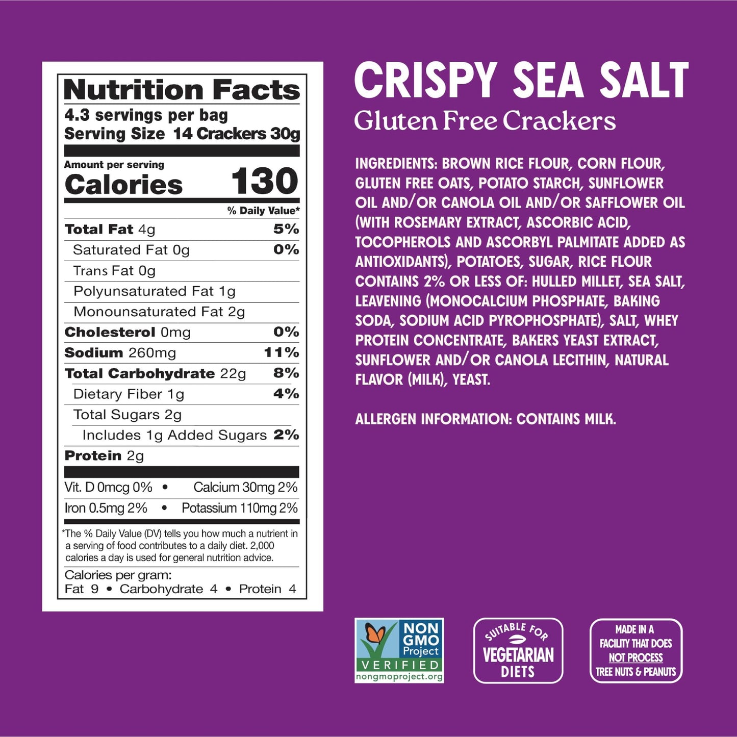 Miltons Gluten Free Crackers Variety Bundle (Crispy Sea Salt, Multi-Grain, Everything) - Non-GMO Project Verified, Kosher, Certi