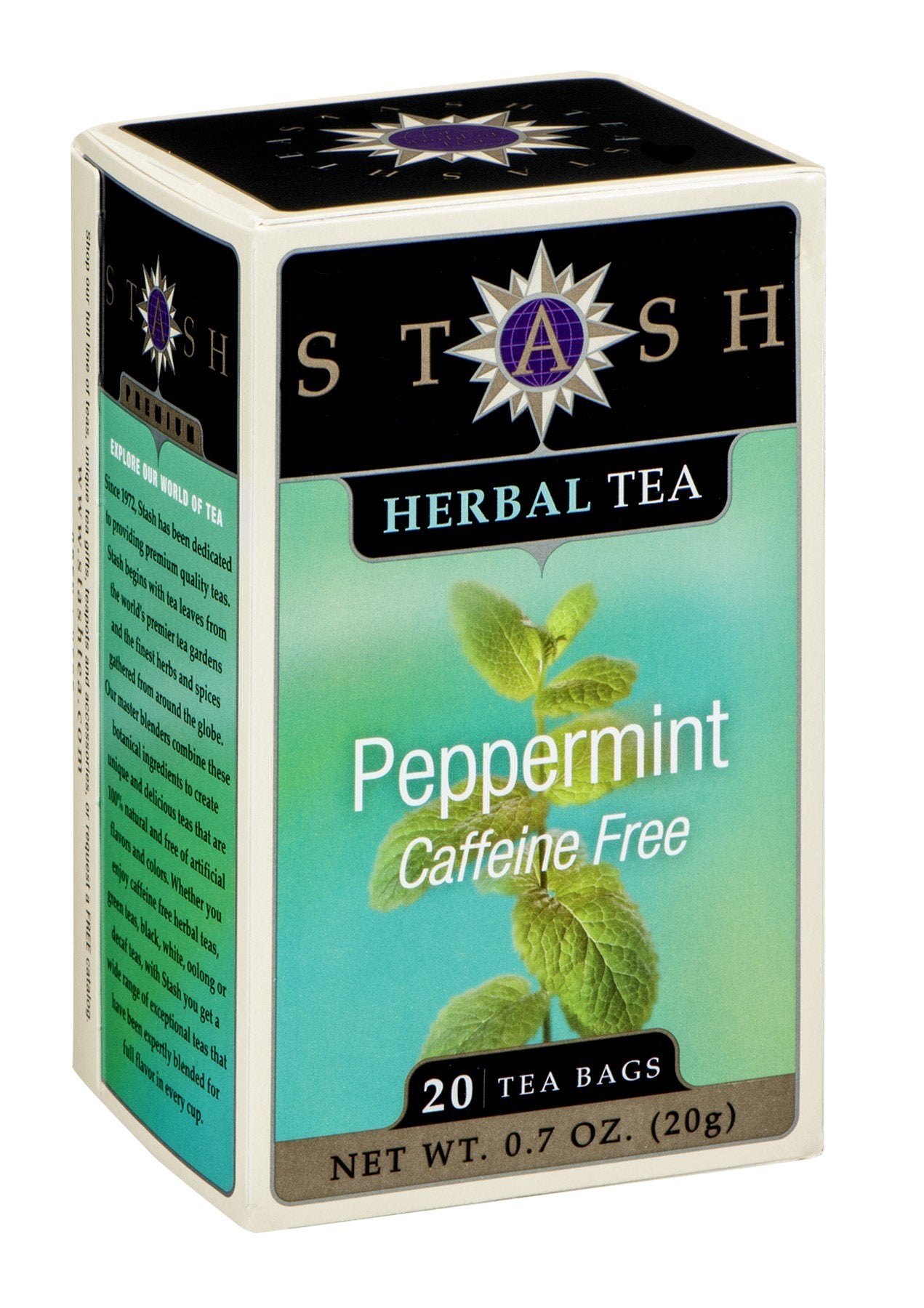 Stash Tea 29296- 6 Pack Stash Tea Peppermint Tea - 6x20 ct