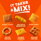 Chex Mix Cheddar Snack Mix, Savory Snack Bag, 8 oz