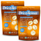 Drizzilicious Mini Rice Cakes - Vegan, Gluten Free, 90 Calories, 4 oz (Pack of 2)