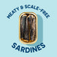 Wild Planet Wild Sardines in Water, No Salt Added, Tinned FIsh, Sustainably Wild-Caught, Non-GMO, Kosher, Gluten Free, Keto and