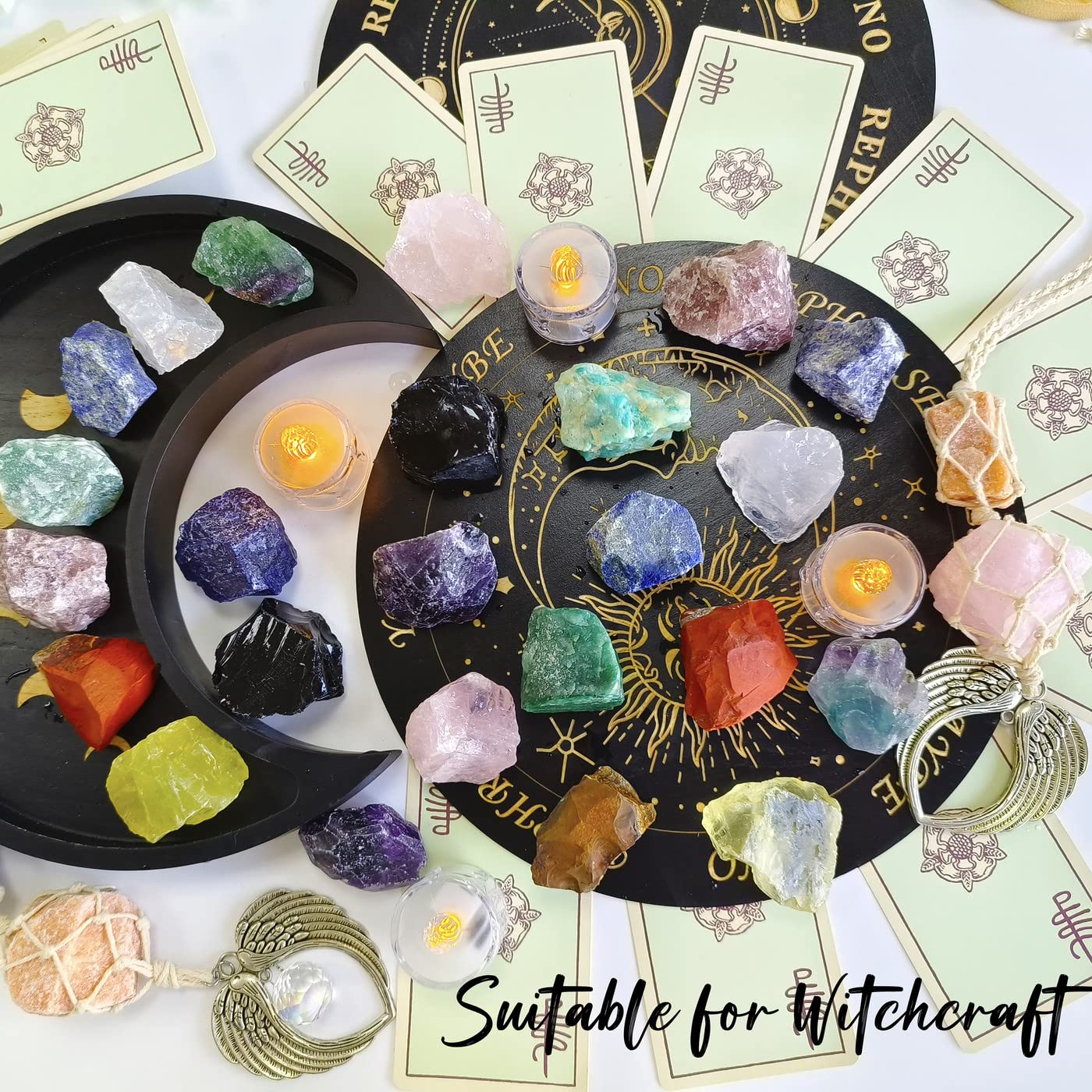 Zhiyuxi 2'' Fluorite Crystal Raw Crystals Bulk Crystals And Stones Large Raw Gemstones Rocks And Crystals Big Huge Rocks For Tum