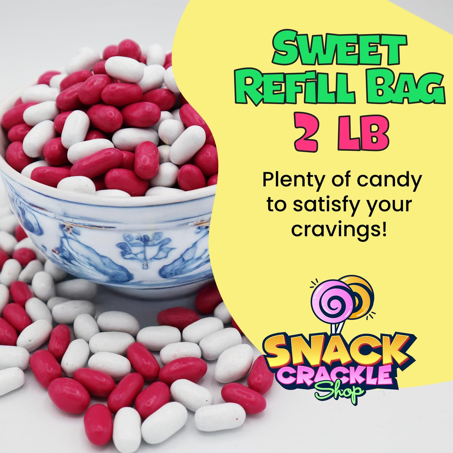 Good And Plenty Licorice Candy (2Lb) - Chewy Old Fashioned Licorice Chocolate W/Crispy Sugary Coating - Pink & White Chocolate C