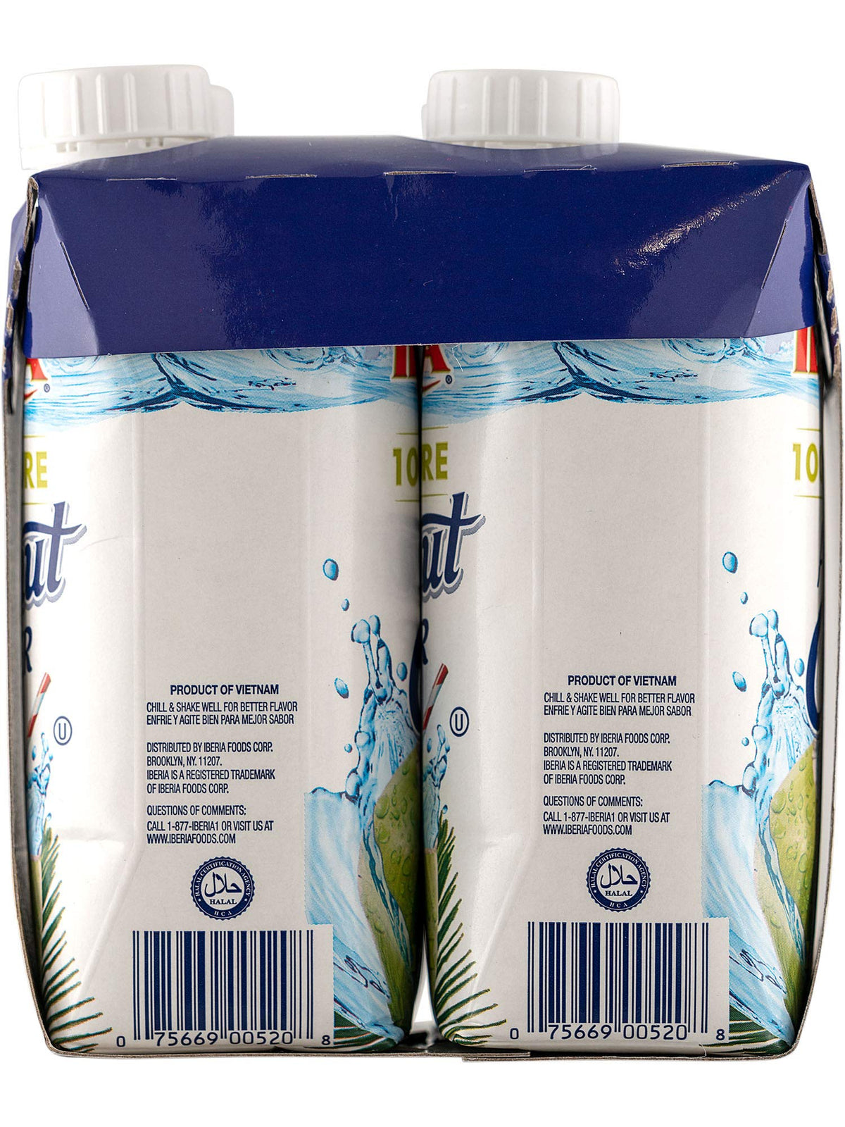 Iberia 100% Natural Coconut Water 11.1 Oz (Pack Of 4)