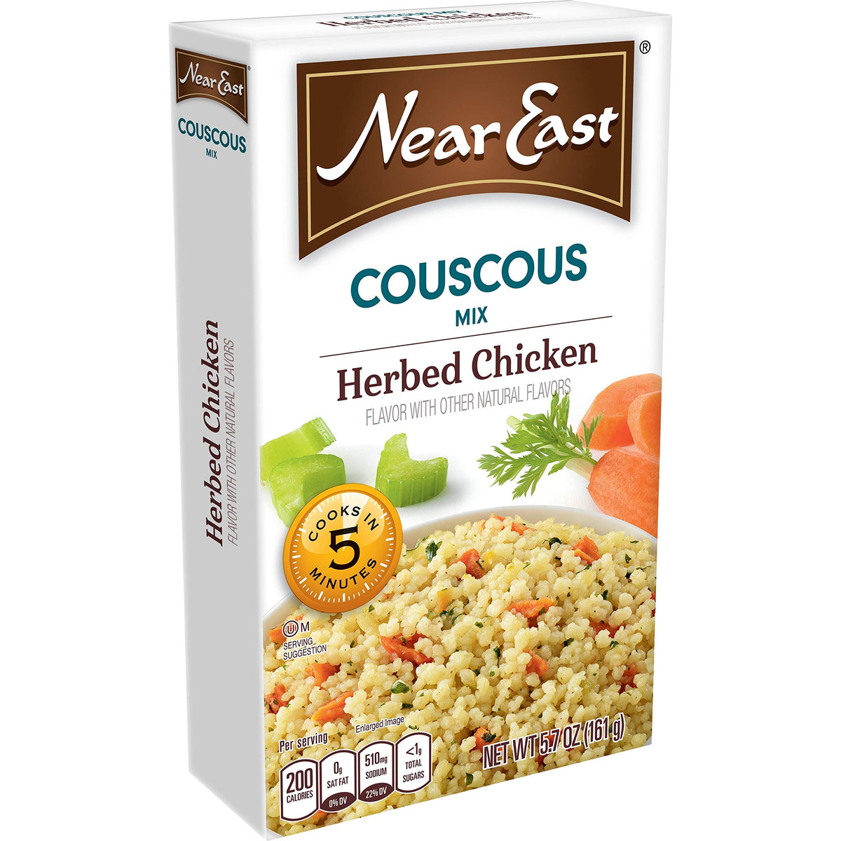 Near East Couscous Mix, Herbed Chicken, 5.7Oz Box