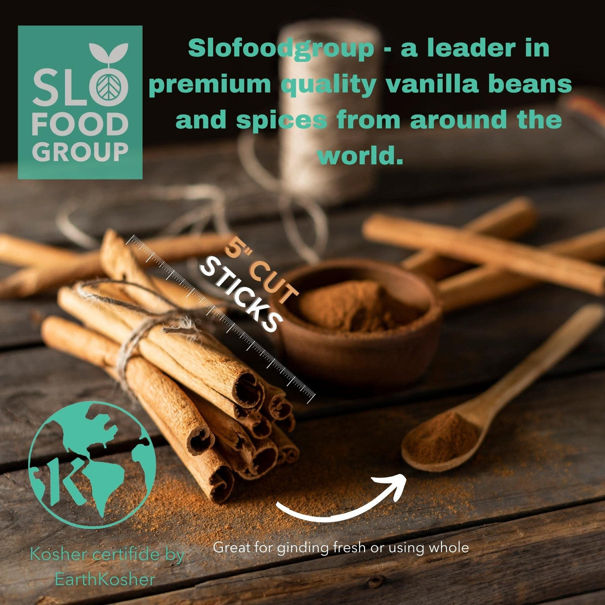 Slofoodgroup Saigon Cinnamon Sticks, 12 Ounce Quills for Cooking and Baking