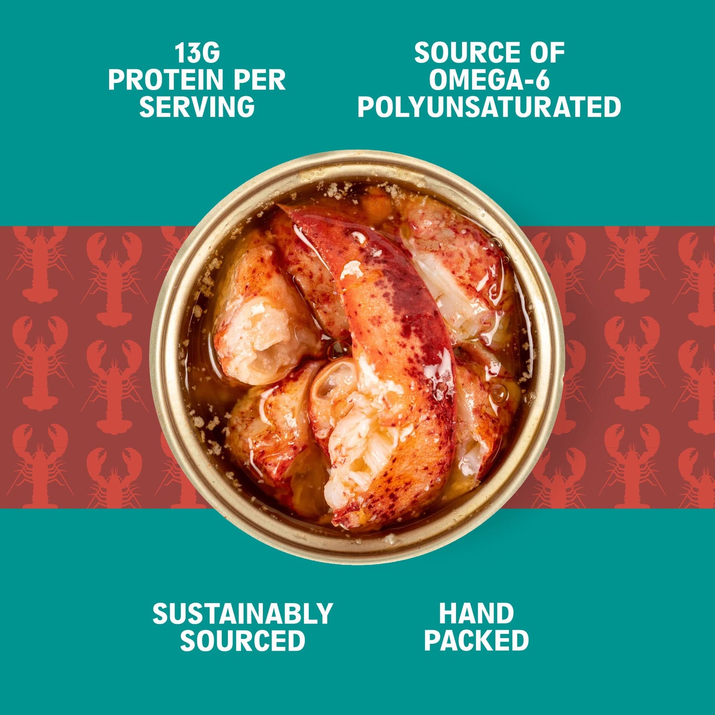 Scout Atlantic Canadian Lobster, 3.2 OZ - Premium Seafood, 3.1 Ounce (Pack of 1)