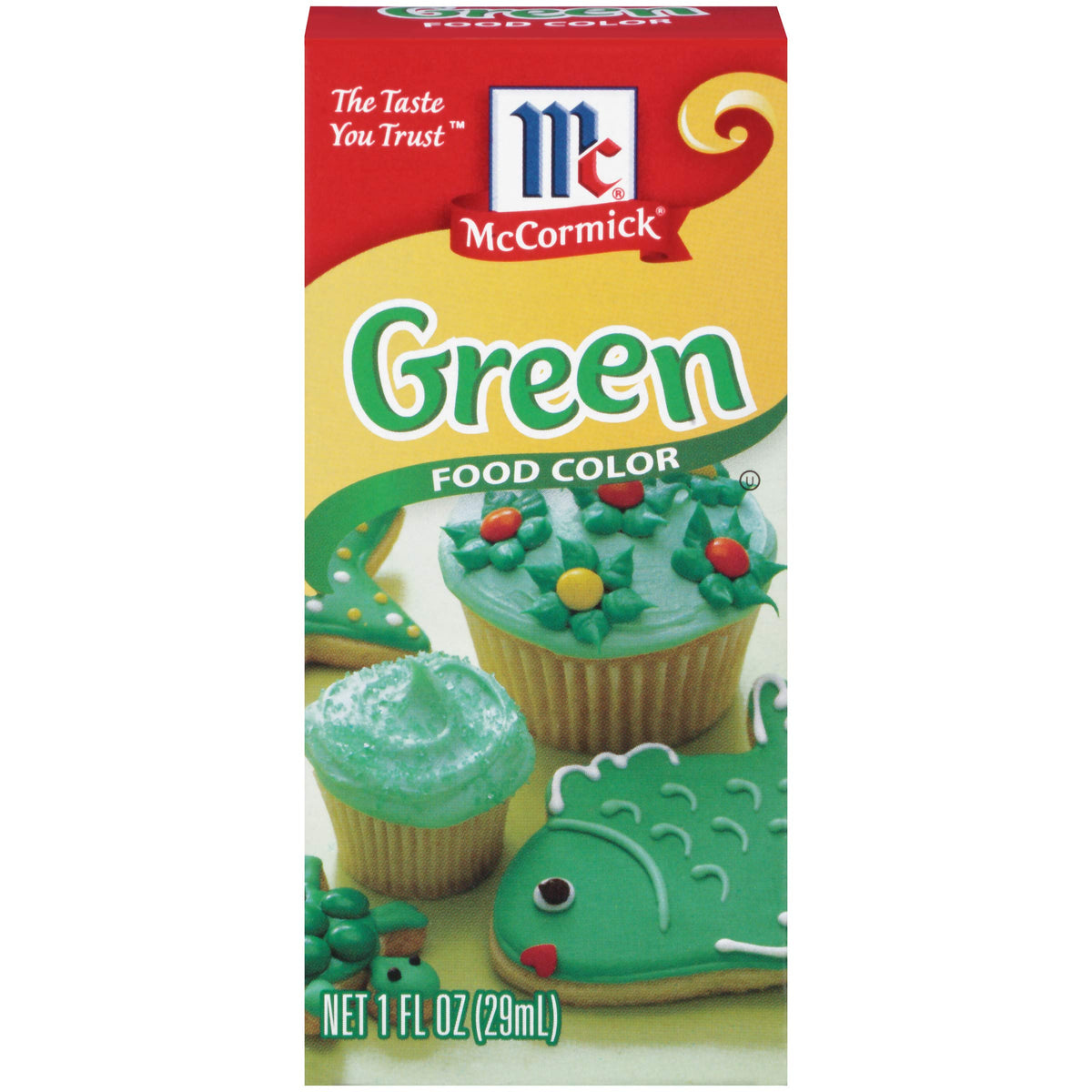 Mccormick Green Food Color, 1 Fl Oz