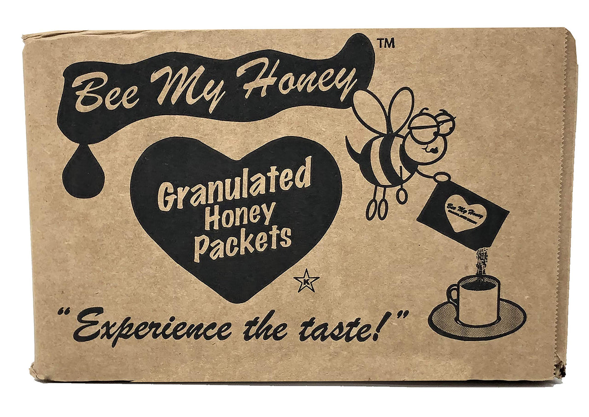 Corim Bee My Honey Pure Granulated Honey Packets, 300 Individual Packets, 29.4 Ounce - Natural Sweetener for Coffee & Tea