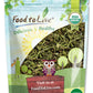 Food to Live Organic Peppermint Leaves, Dried Cut & Sifted, Non-GMO, Caffeine-Free, 8 Ounces
