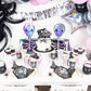 ZHUOWEISM Birthday Ghoul Cake Topper, Glitter Spooky Spider Bat, Halloween Cake Decoration, Design B4, Paper