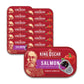 King Oscar Premium Salmon in Olive Oil, Mediterranean Style, 4.05-Ounce Cans (Pack of 12, Packaging May Vary), Skinless & Bonele