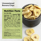 NUTS U.S. Unsweetened Banana Chips, No Sulphur, Non-GMO, 1 Pound Resealable Bag