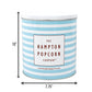 Chocolate Caramel Sea Salt Crunch Popcorn Tin, 24.5 Ounce Popcorn 1 Gallon Tin, Gourmet Popcorn Gift, Birthday Gifts, The Hampto