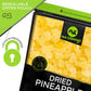 NUT CRAVINGS - Sun Dried Pineapple Chunks, Lightly Sweetened (32oz, 2 LB) Bulk Dry Fruits Packed Fresh in Resealable Bag - Sweet
