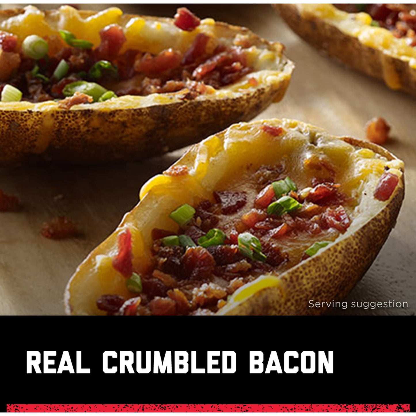 Hormel Black Label Chopped Bacon Snacks Pouch, Fully Cooked, 3.5 oz