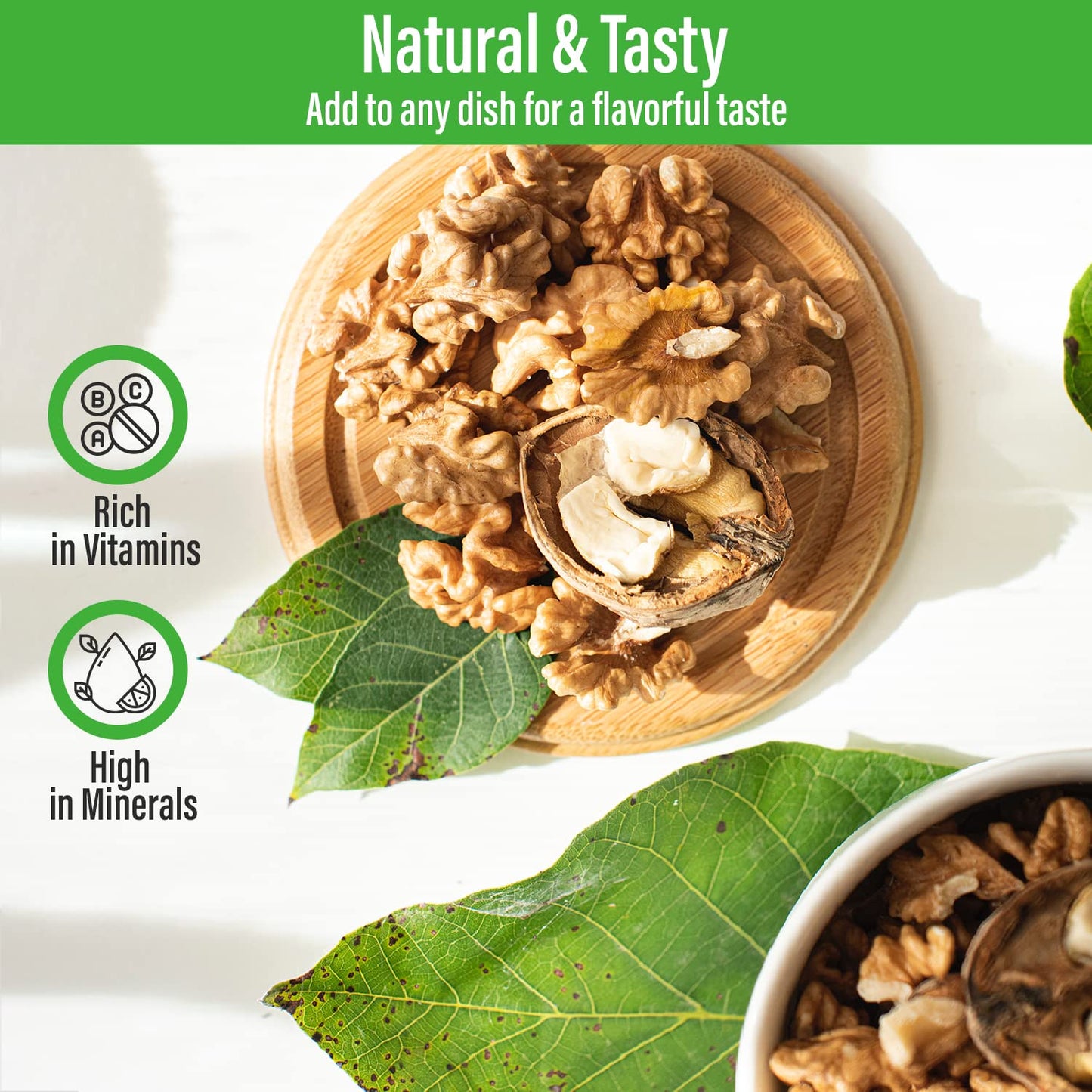 Sincerely Nuts Raw Shelled Walnuts (3Lb Bag) | No Shell Walnut Halves And Pieces | Easy To Eat & Cook Right Out Of The Bag | Kosher & Gluten Free Superfood | Plant Based Fiber & Healthy Fats