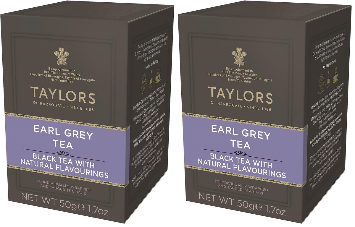 Taylors of Harrogate Earl Grey, 20 Teabags (Pack of 2)