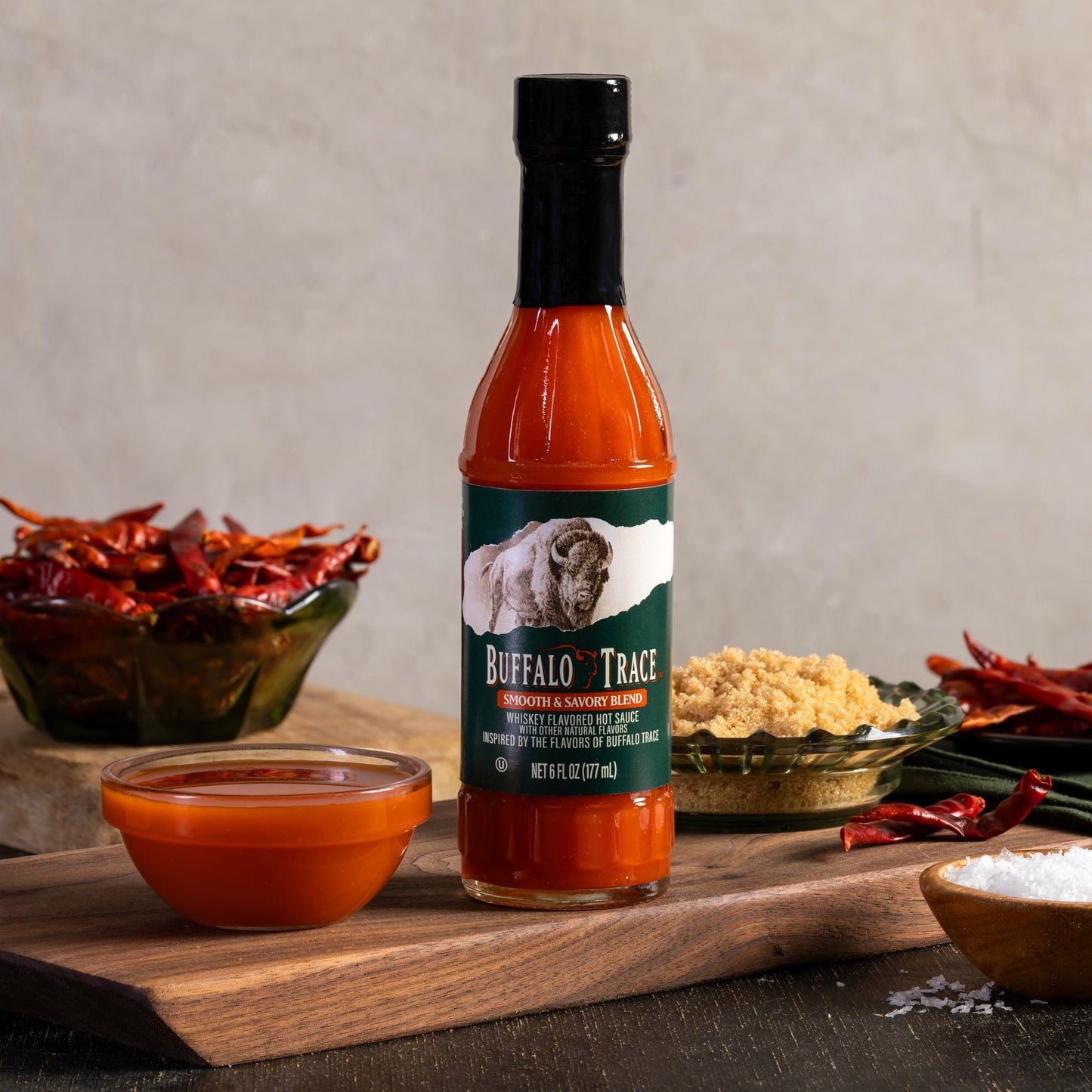 Weber Buffalo Trace spirit-inspired flavor Flavored Hot Sauce, 6 Ounce, Model 1165872
