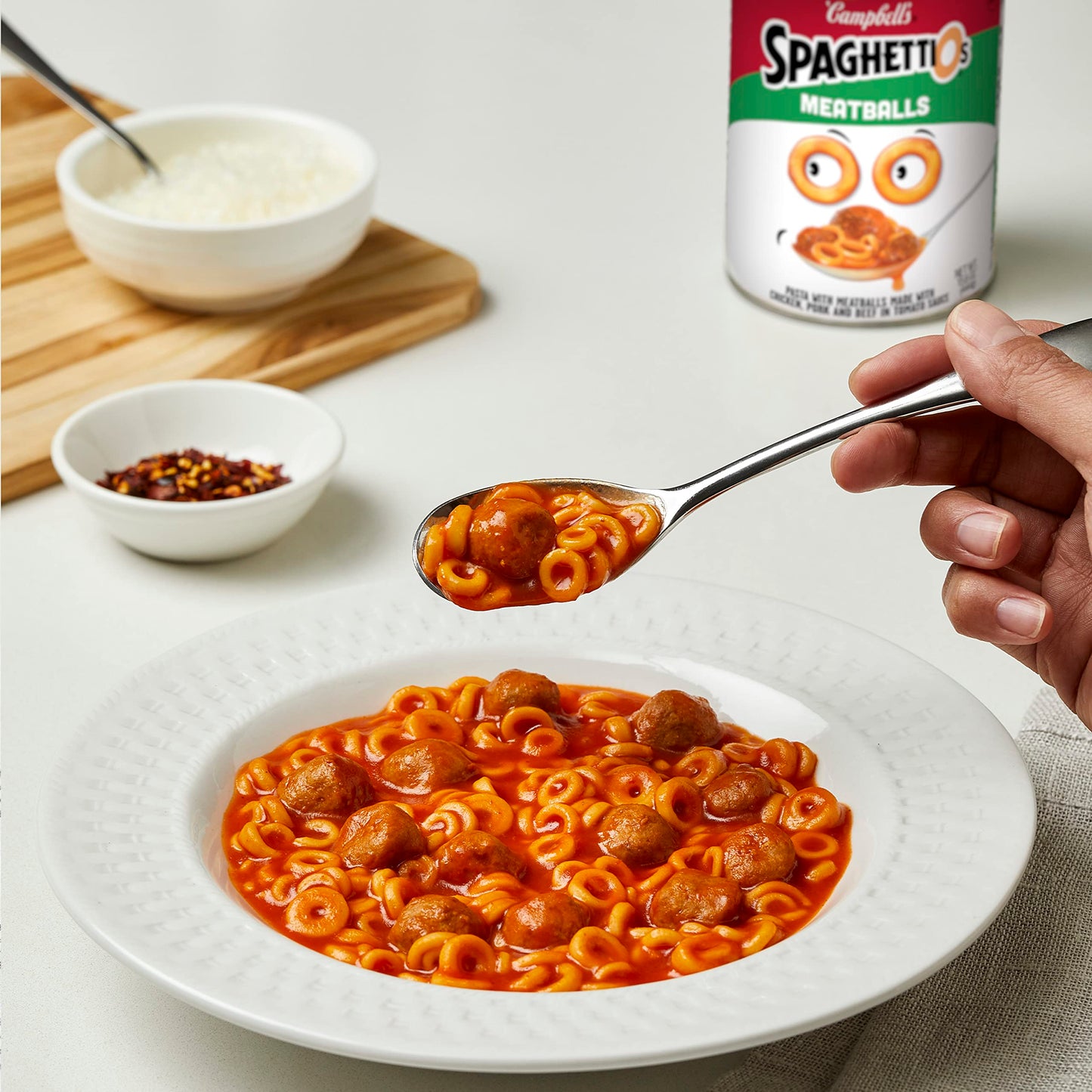 Spaghettios Canned Pasta With Meatballs, 15.6 Oz Can
