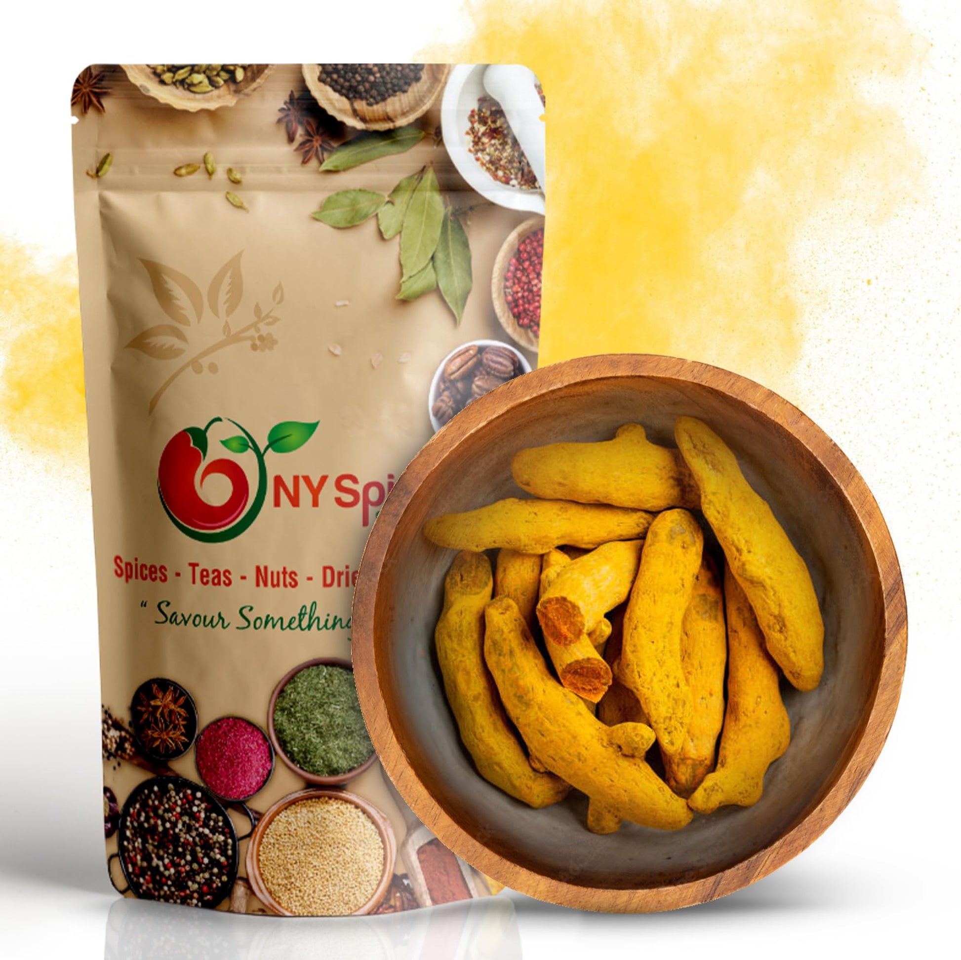 Turmeric (Turmeric Root Whole, 1 Pound)