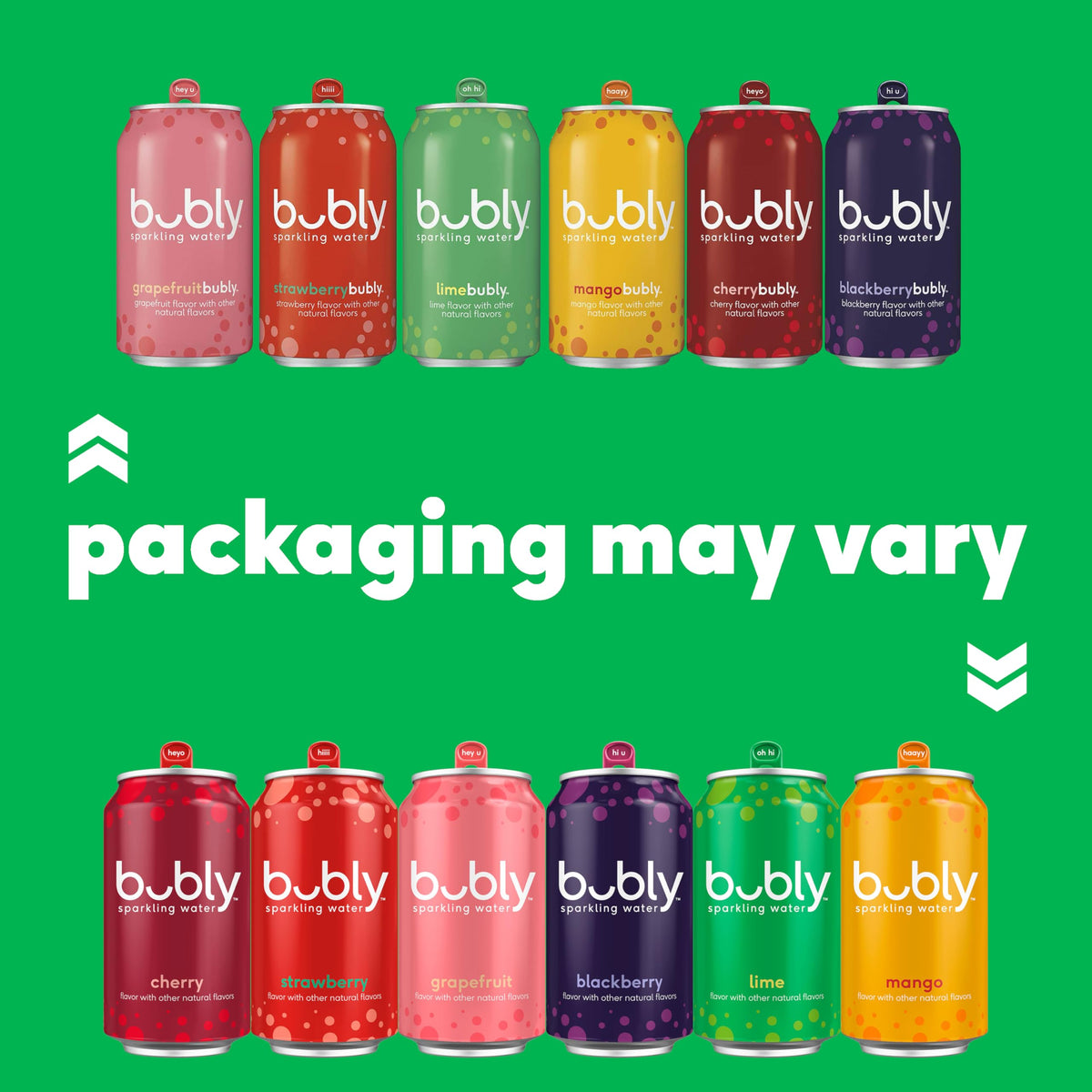 bubly Sparkling Water, Blackberry, Zero Sugar & Zero Calories, Seltzer Water,12 Fl Oz Cans (Pack of 8)