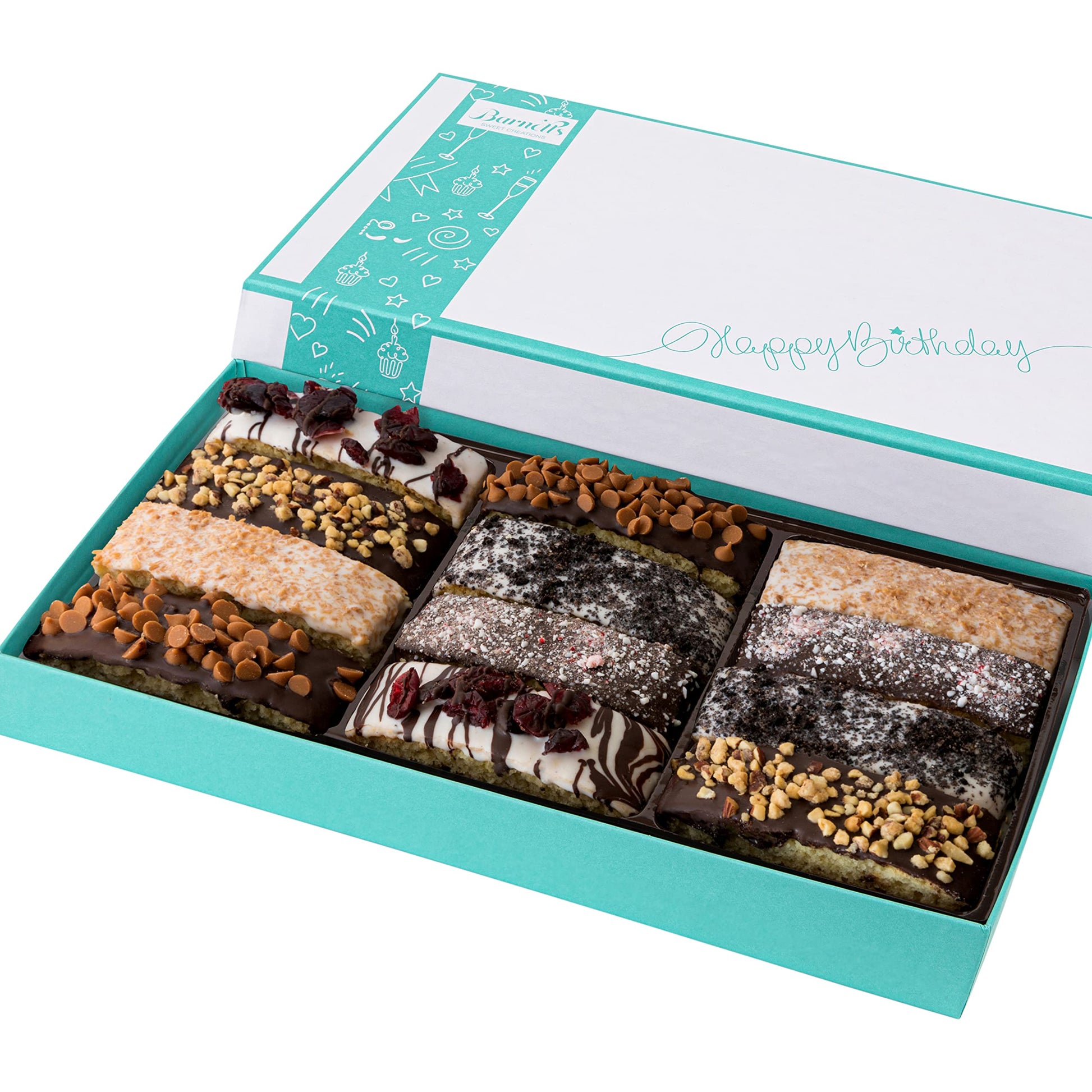 Barnetts Birthday Gifts For Women & Men  Gourmet Chocolate Biscotti Cookies  Unique Prime Food Happy Birthdays Gift Basket  Her Wife Mom Dad Sister Girls Friendship  40Th 60Th Or 70Th  Cookie Baskets