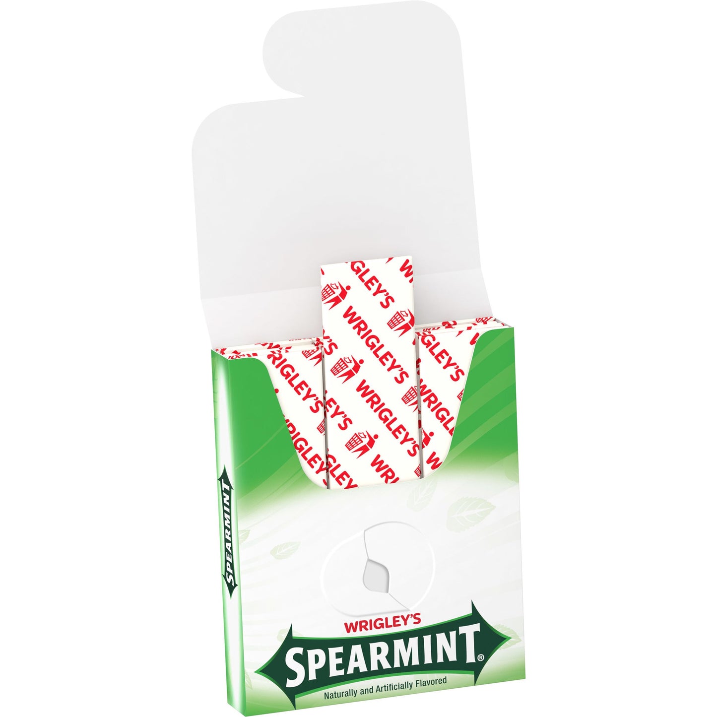 Wrigleys Spearmint Chewing Gum, 15 Count, Pack of 20, Fresh Mint Flavor