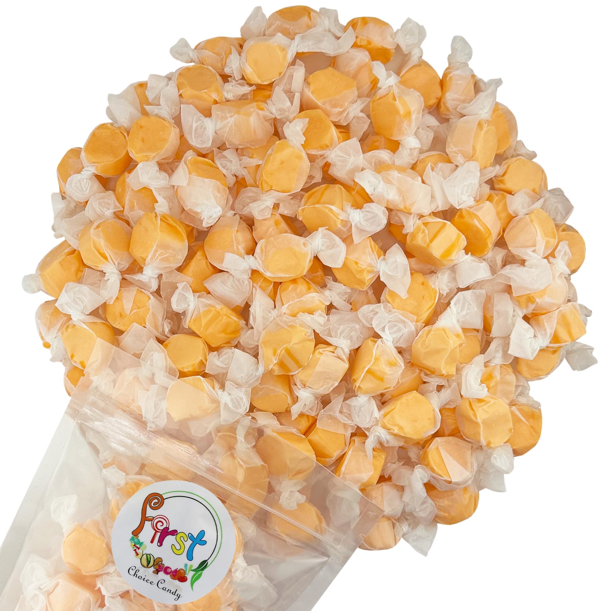 Variety Gourmet Saltwater Taffy (Tangerine, 1 Pound)