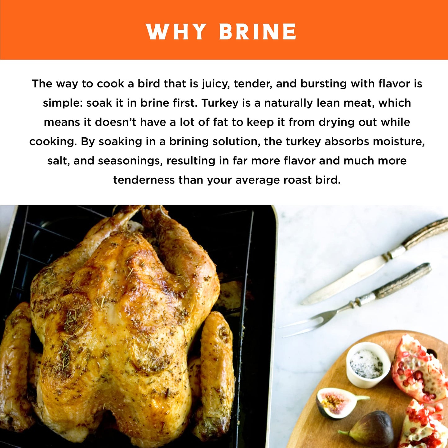 Fire & Flavor Cajun Turkey Brine Kit - Includes Bag and Poultry Seasoning for Roasting  Grilling  smoky aroma  and Frying Birds Up to 25 lbs