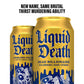 Liquid Death, Dead Billionaire Iced Tea, 8-Pack (King Size 19.2Oz Cans), Half Lemonade Half Black Tea Sweetened With Real Agave,