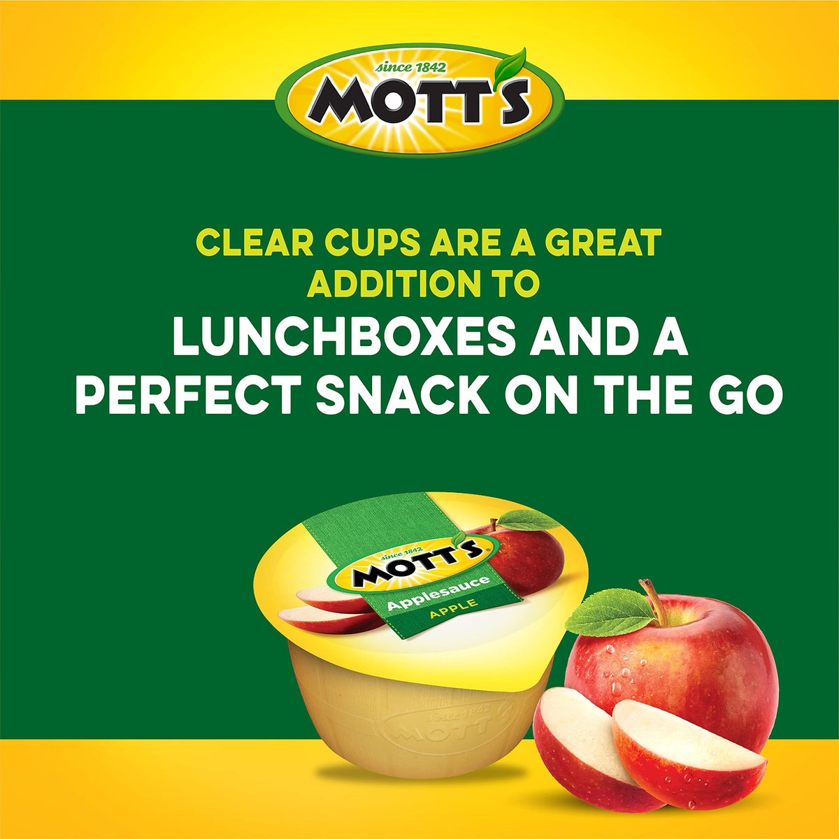 Motts Applesauce, 4 oz cups, 18 count (Pack of 4)