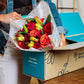 Benchmark Bouquets, Big Blooms, Glass Vase Included, Gift Fresh Flowers For Birthday, Anniversary, Get Well, Sympathy, Congratul