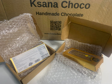 (2 Value Pack Small) Ksana Choco Dubai Chocolate, 100g - 3.5 oz, Hand made, Belgian Milk Chocolate Kunafa Pistachio Viral Bar
