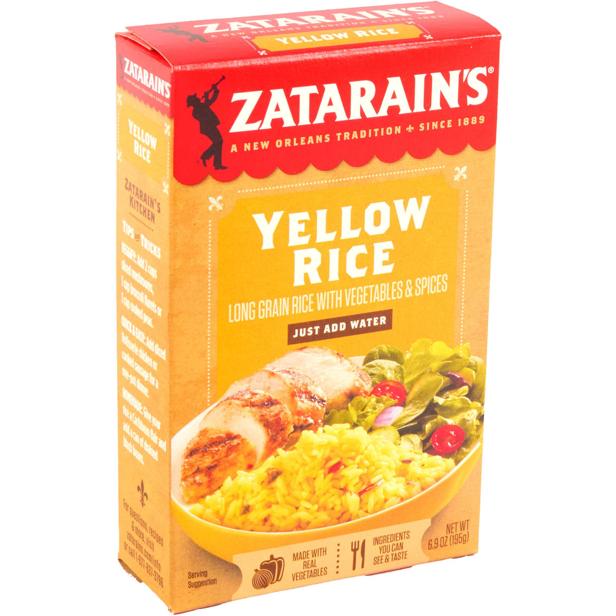Zatarain s Yellow Rice, 6.9 oz (Pack of 12)