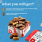 Davids Cookies Happy Holidays Assorted Brownies Tin Gift Basket 20pcs - Delicious, Fresh Baked Brownie Snacks - Gourmet Pure Cho