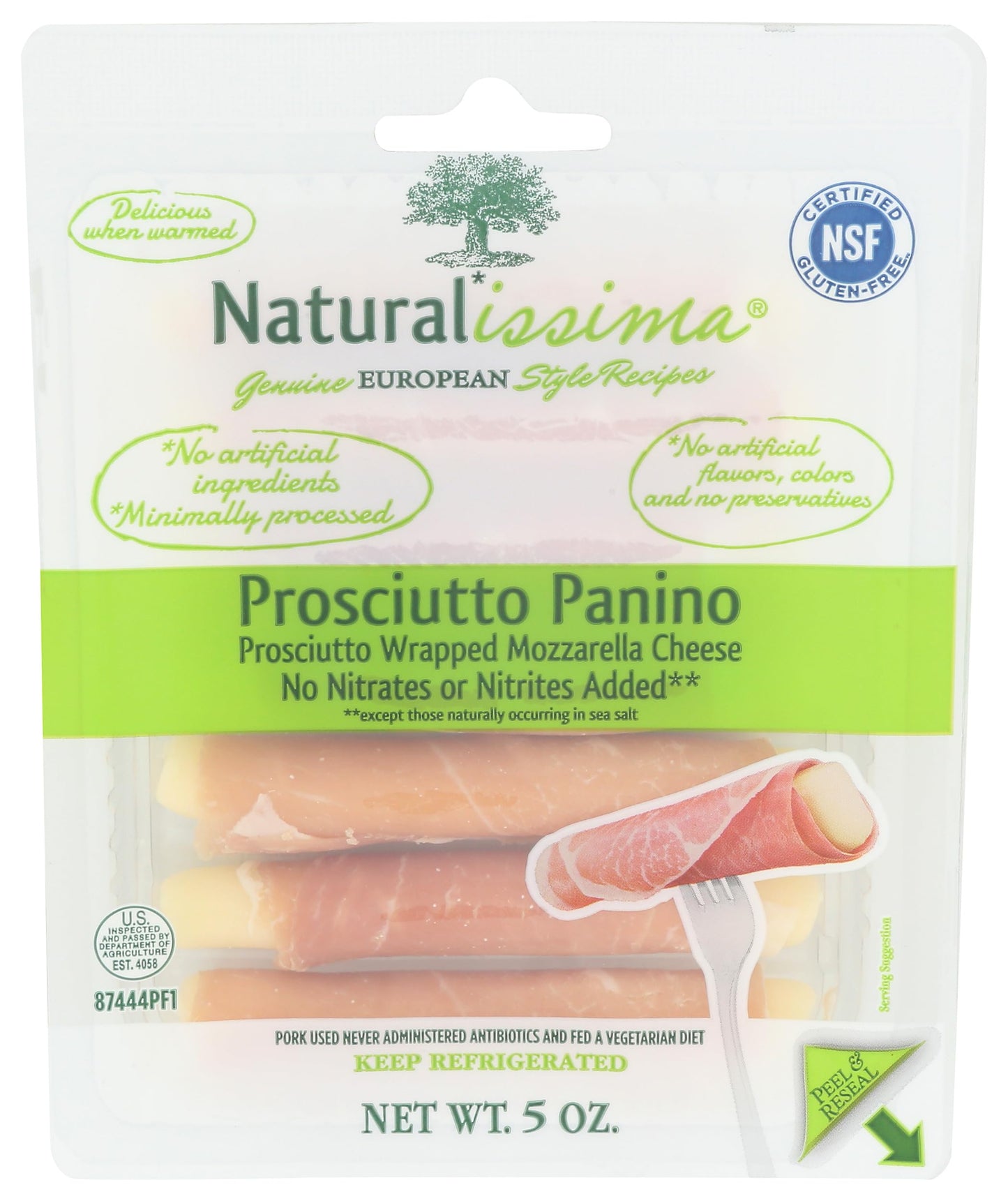 Naturalissima, Prosciutto Panino, 5 oz