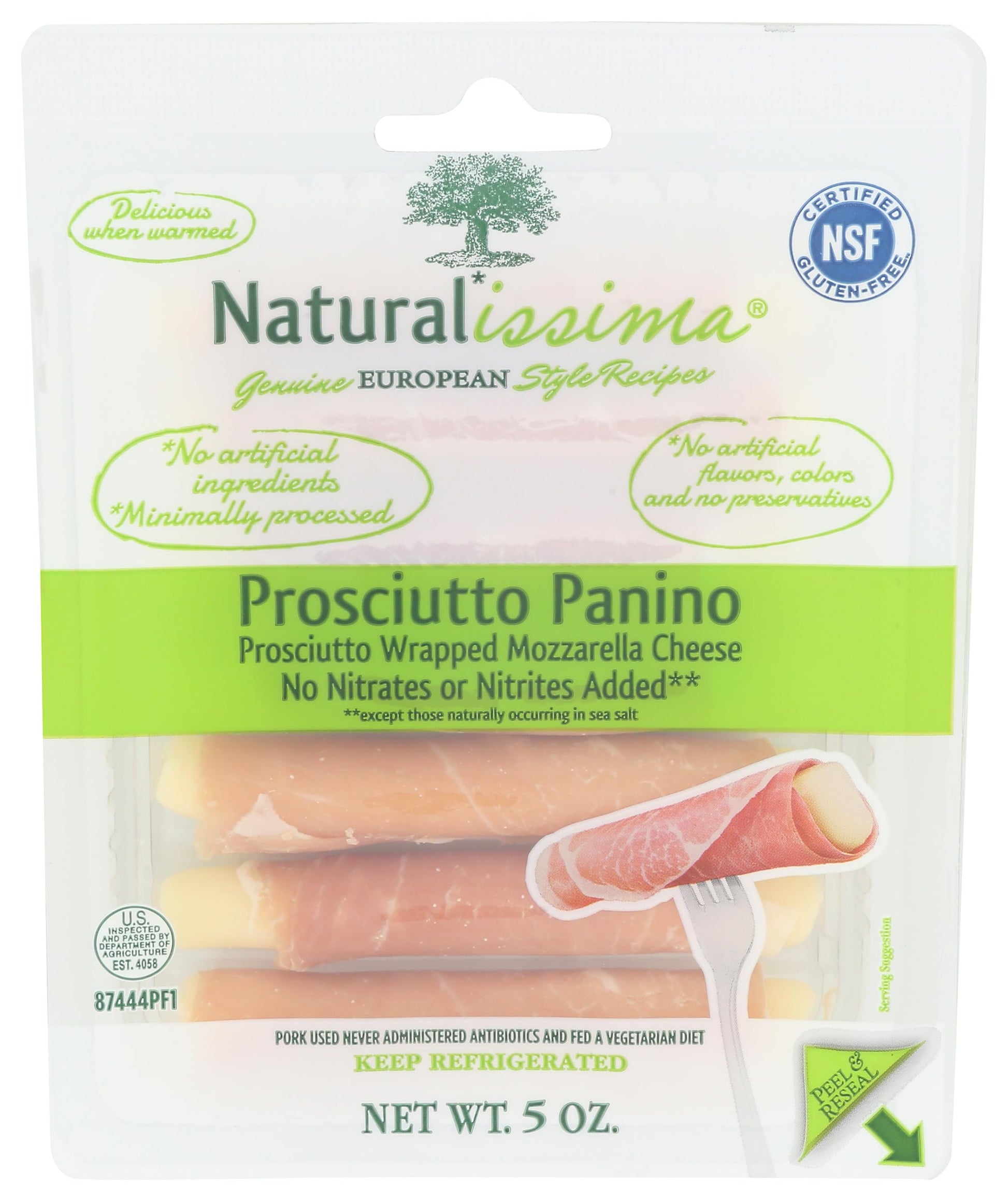 Naturalissima, Prosciutto Panino, 5 oz