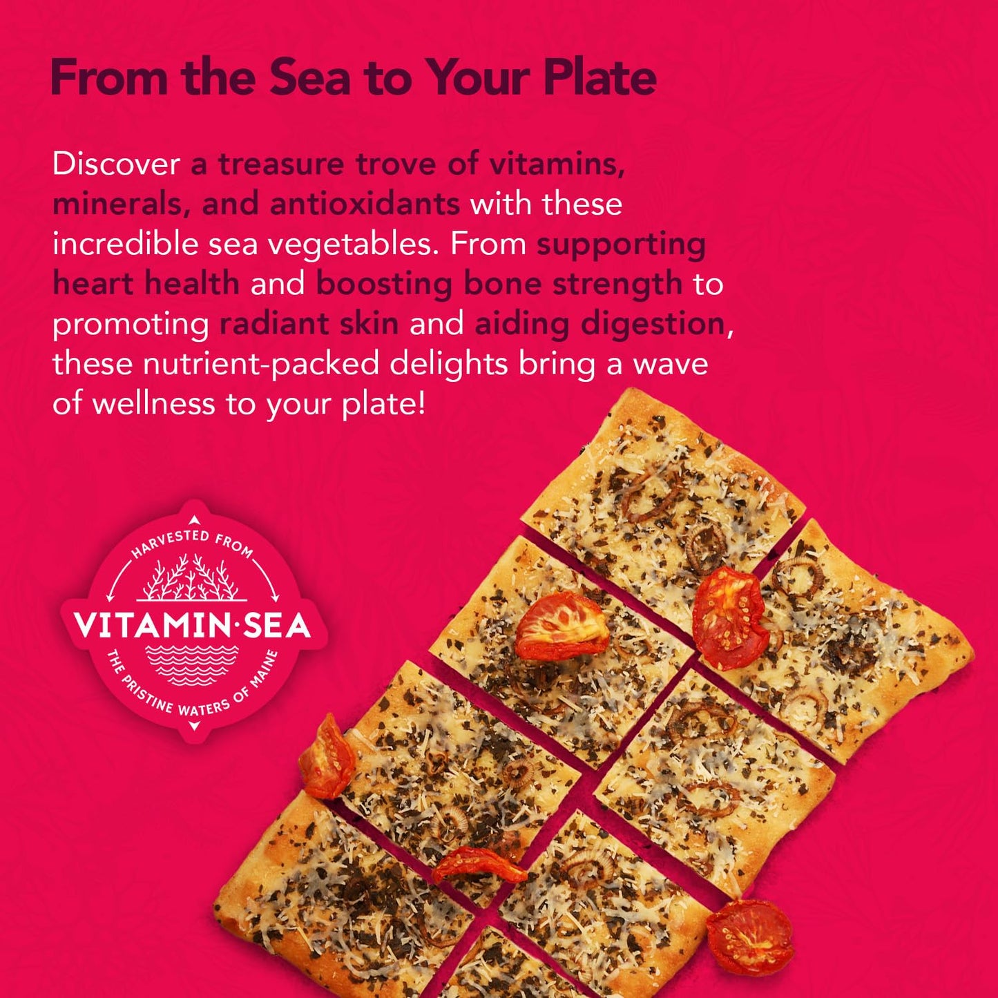 Vitaminsea Applewood Smoked Dulse | Wild North Atlantic Dried Sea  For Snacking, Seasoning, Soups & Salads | Rich In Vitamins, Minerals & Antioxidants Good For Thyroid Support | Whole Leaf (1.5 Oz)