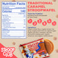 Stroop Club Traditional Organic Stroopwafel Caramel Treats | Vegan, Plant-Based and Dutch-Approved Indulgence - 24 Vegan Waffle