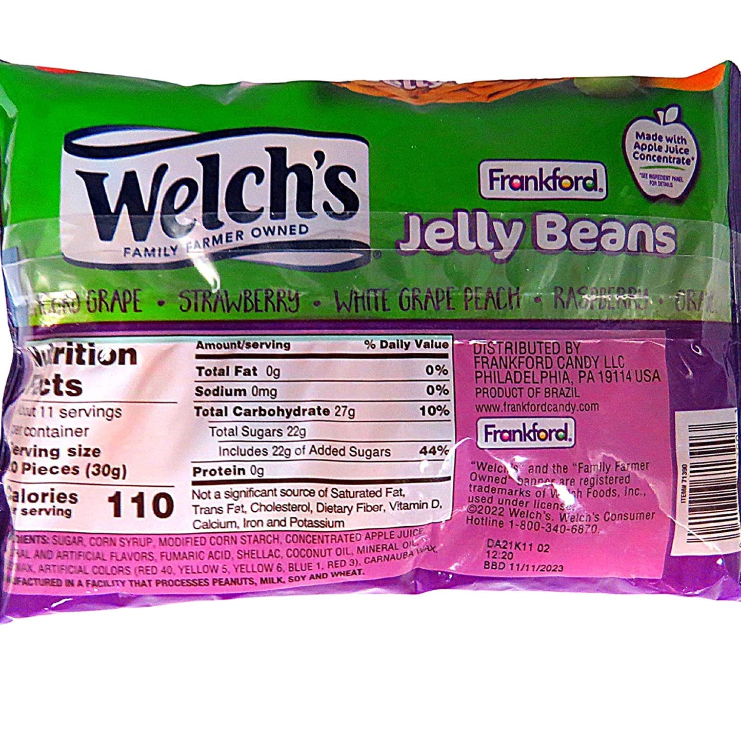 Welch'S Assorted Jelly Beans 12 Oz. Bag