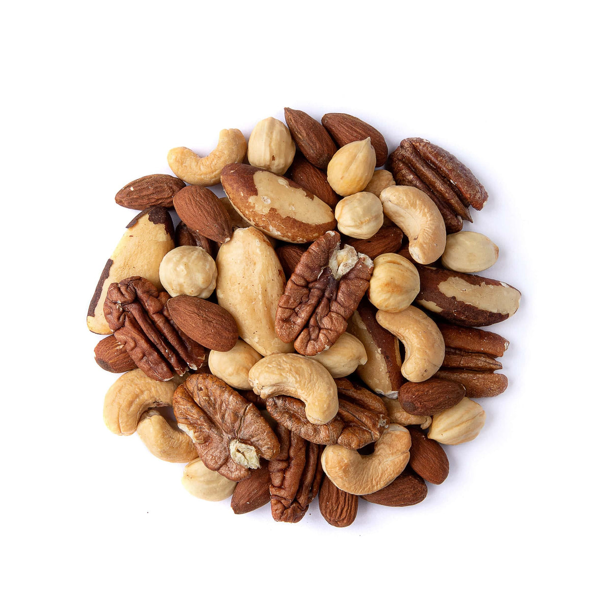 Food To Live Deluxe Nuts Mix, 4 Pounds A Blend Of Dry Roasted Pecans, Cashews, Filberts, Almonds, Brazil Nuts With Himalayan Sal