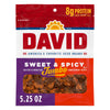 David Roasted And Salted Sweet And Spicy Jumbo Sunflower Seeds  Keto Friendly  5.25 Oz  12 Pack