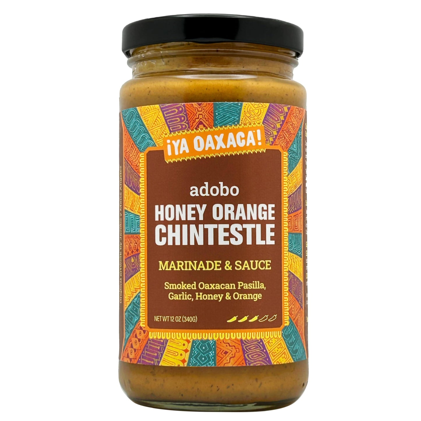 Ya Oaxaca - Smoky  Sweet Citrus Cooking & Finishing Sauce - Marinate Chicken Or Pork  Use On Stir-Fry Veggies  Drizzle On Anything - Non-Gmo  Gluten-Free - Honey Orange Chintestle - 12 Oz