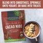 Viva Naturals Organic Cacao Nibs, 2 Lb - Certified Keto And Vegan Superfood, Perfect For Gluten Free Baking And Smoothie Topper,