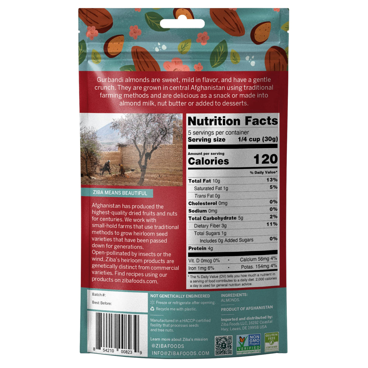 ZF HRLM ALMOND GURBANDI  ( 6 X 5.3 OZ   )