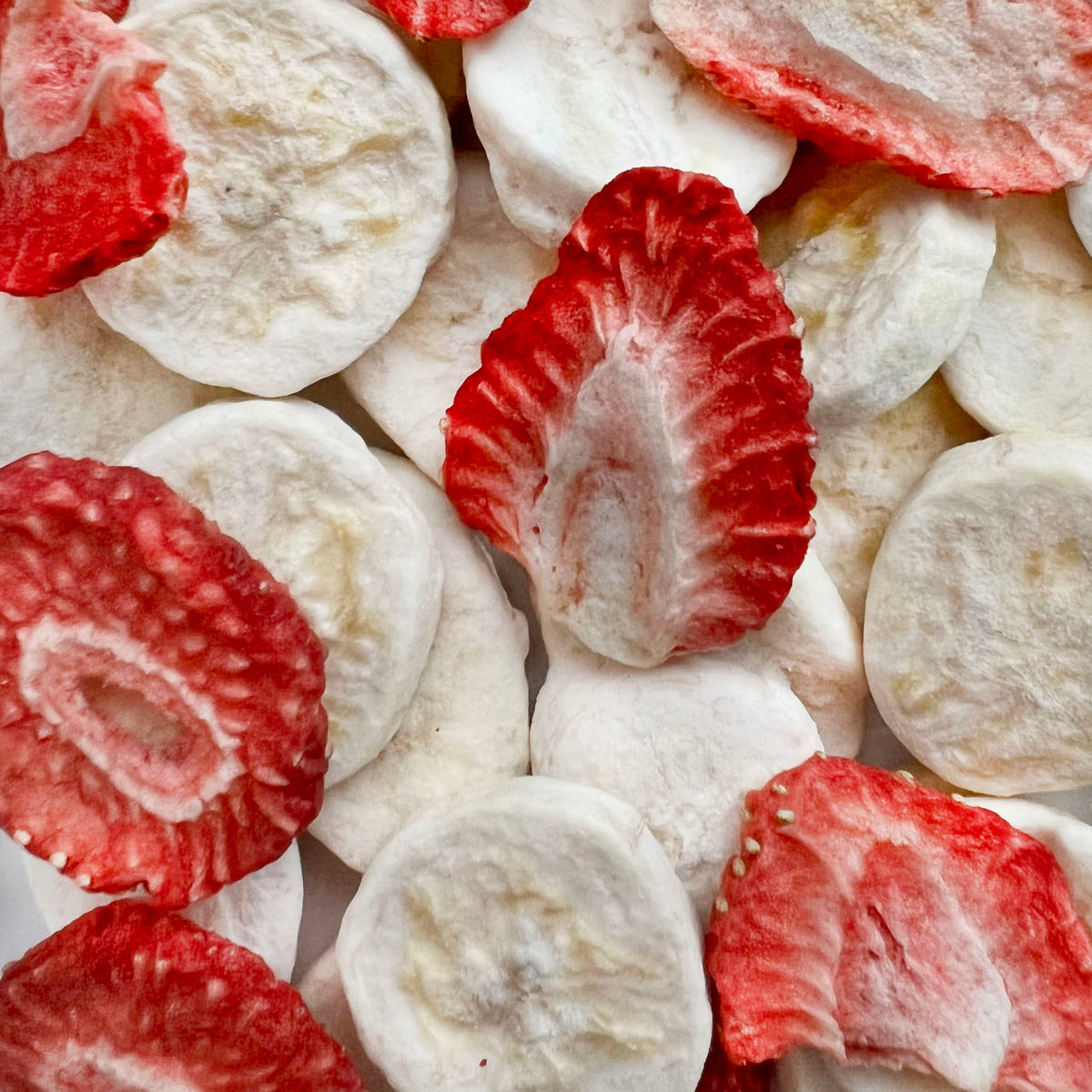 Natierra Organic Freeze-Dried Bananas and Strawberries | Non-GMO & Vegan | 1.8 Ounce (Pack of 2)