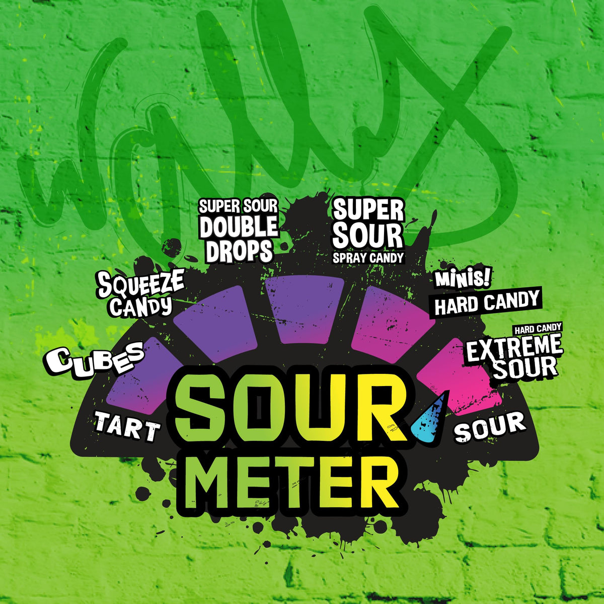 Warheads Survive The Sour Specialty Box - Sour Candy Challenge Variety Pack - 6 Candies Of Different Levels Of Sour For All Sour